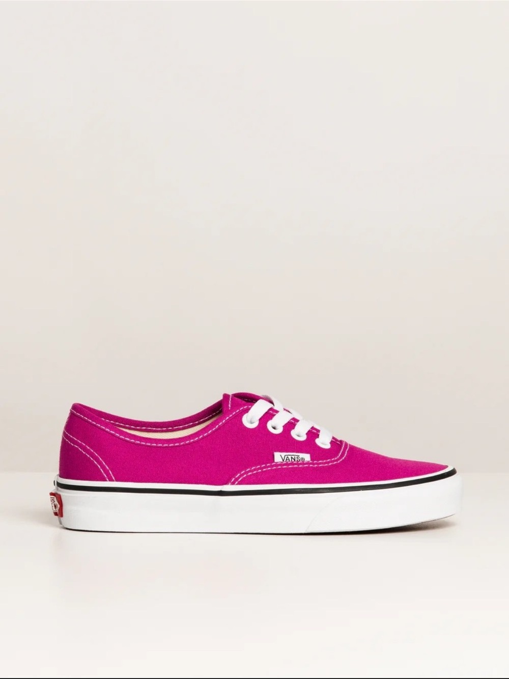 Vans Authentic Canvas Sneakers - Fuchsia with White Sole